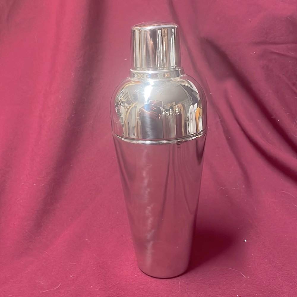 Pottery Barn Silver Cocktail Shaker